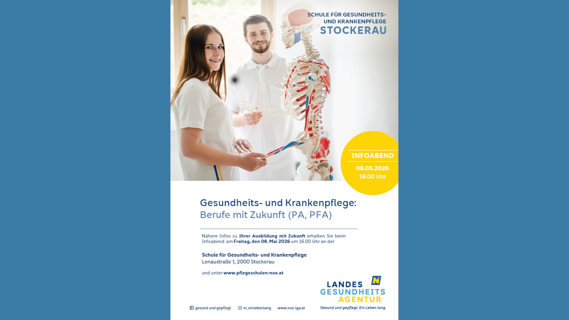 Plakat zum Infoabend